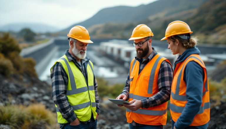Building Resilience: Practical Risk Management for New Zealand Infrastructure Projects 1 project managers reviewing project progress in the field